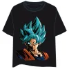T-shirt Son Goku Super Saiyan Blue para adulto