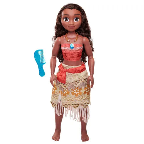 Traga a magia da Disney para casa com a Boneca Vaiana de 80 cm da Jakks Pacific. Perfeita para brincar ou colecionar com detalhes impressionantes. Descobre já!
