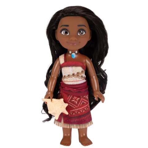 Acompanha as novas aventuras com a boneca Vaiana Moana 2 de 15 cm da Jakks Pacific. Figura articulada com detalhes fiéis ao filme Disney. Descobre já!