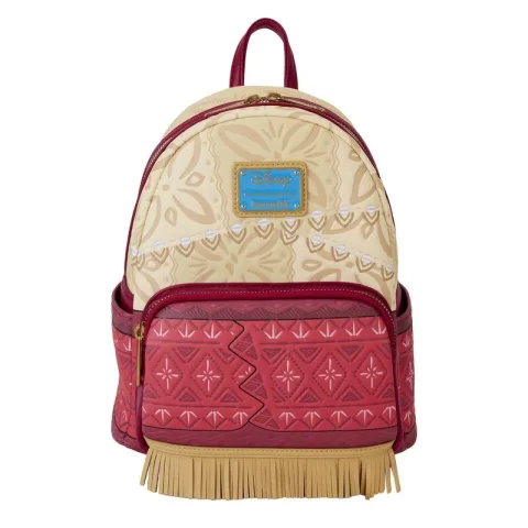Leva a magia Disney contigo com a Mochila Vaiana Loungefly de 26 cm. Em pele vegana