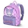 Um toque rebelde para a creche: a Mochila Pré-escolar Kuromi Hello Kitty 27 cm da Karactermania é ligeira