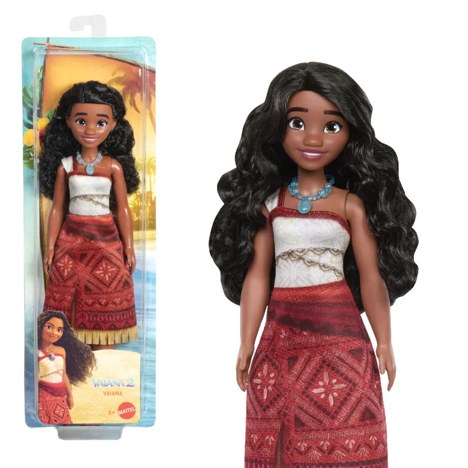 Recria as aventuras do filme com a Boneca Vaiana Disney Vaiana 2 da Mattel. Inclui articulações
