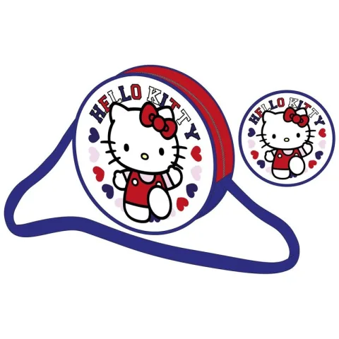 Explora a Mala a Tiracolo Hello Kitty com licença Sanrio: compacta