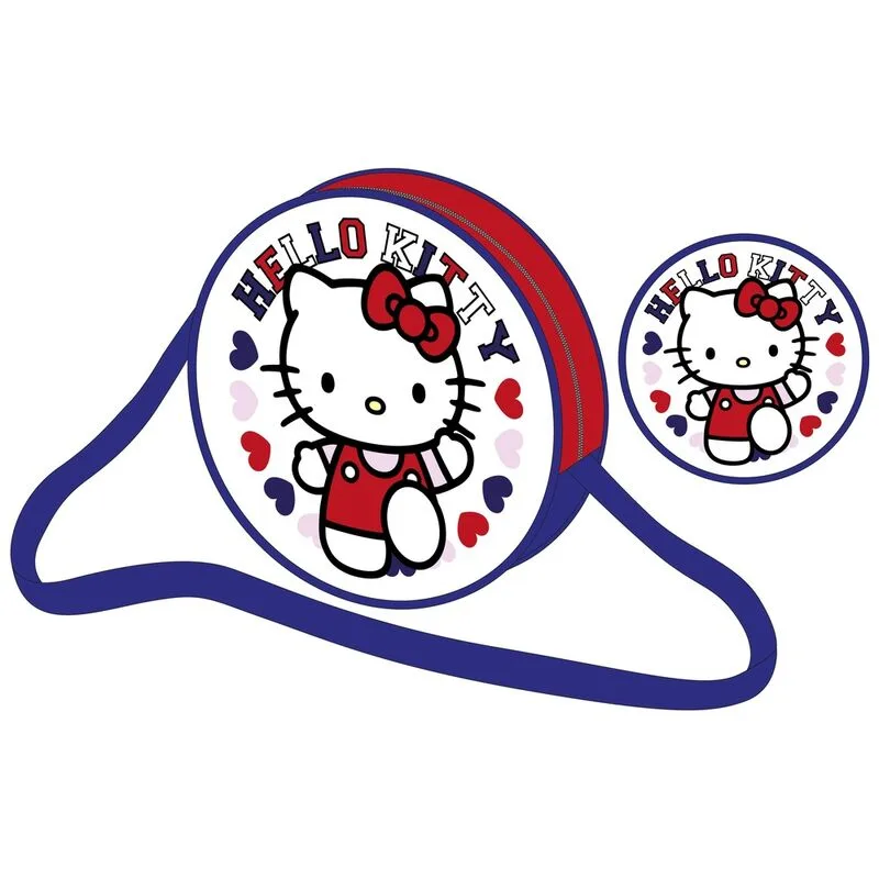 Explora a Mala a Tiracolo Hello Kitty com licença Sanrio: compacta