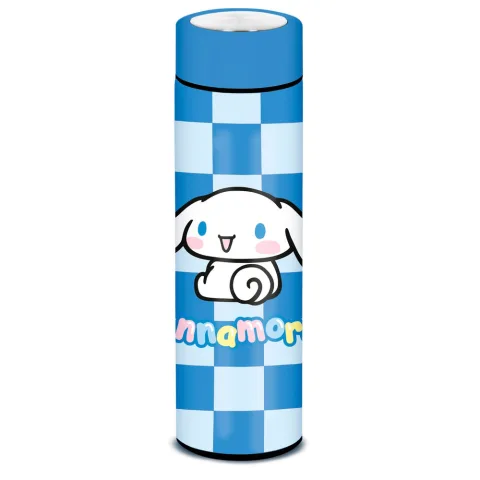 Hidratação com ternura: a Garrafa em Aço Inoxidável Cinnamoroll Hello Kitty and Friends de 500 ml da Karactermania é reutilizável e prática. Explora já!