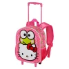 Poupa as costas dos mais pequenos com a Mochila Trolley 3D Funny Hello Kitty de 34 cm da Karactermania