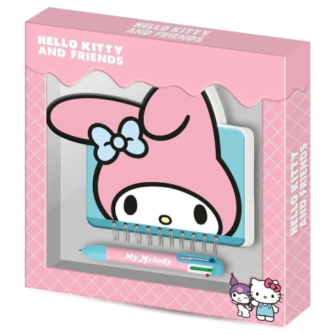 Escreve com a My Melody neste Diário com Esferográfica da coleção Hello Kitty and Friends