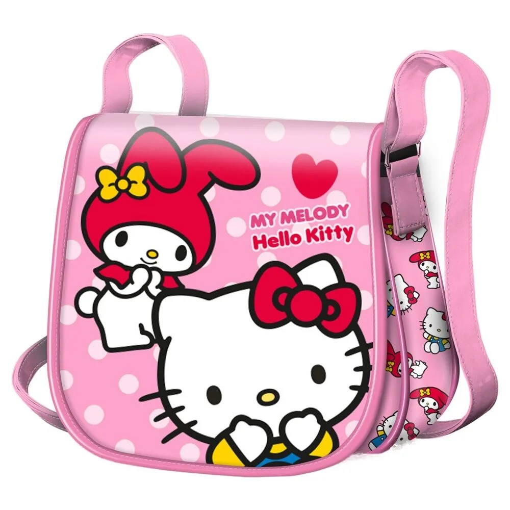 Descobre a Bolsa Lovely Hello Kitty and Friends de 16 x 17 x 6 cm