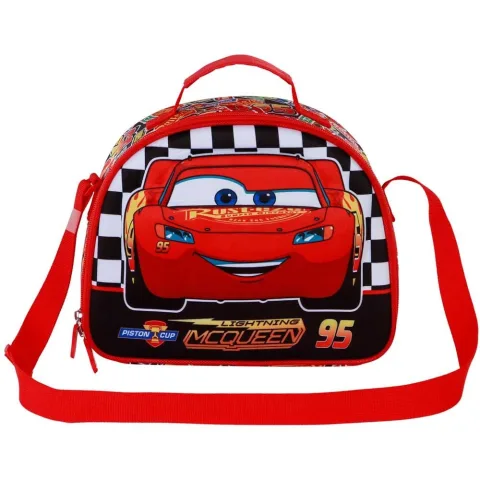 Lancheira térmica Cars 3 Racer da Disney Pixar com relevo 3D