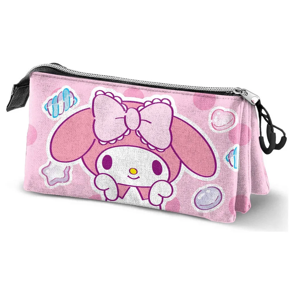 Encontra o Estojo Triplo Sweets My Melody Hello Kitty
