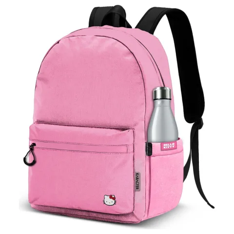 Mochila Hello Kitty de 44 cm com bolso para portátil e medidas de 44 x 30 x 18 cm. Ideal para a escola