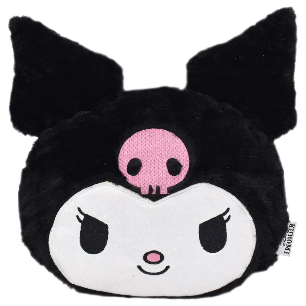 Enfrenta o frio com o Saco de Água Quente de Peluche Kuromi Hello Kitty de 600 ml