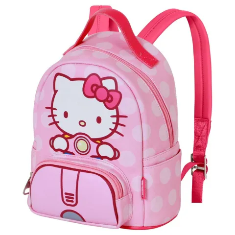 Parte à aventura com a Mochila Moto Hello Kitty de 25 cm