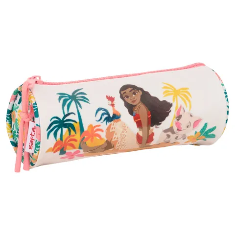 Organiza o teu material escolar com o Estojo Vaiana Disney Safta de 20 cm. Leve