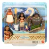 Recria as aventuras do filme com o Conjunto de Figuras Vaiana Disney da Mattel. Inclui Vaiana