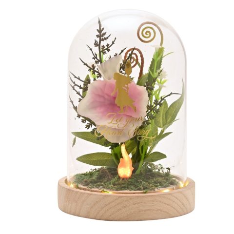 Ilumina o teu espaço com a cúpula de flor de néon Vaiana Disney Princesas da Widdop & Co. Peça decorativa com base de madeira e luz envolvente. Descobre já!