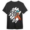 Goku Super Saiyan Blue numa T-shirt de Dragon Ball Super para adulto