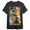 Goku frente a frente com os vilões de Dragon Ball Z nesta t-shirt para adulto em 100% algodão de 165 g. Descobre o design Villains & Goku da Toei Animation.