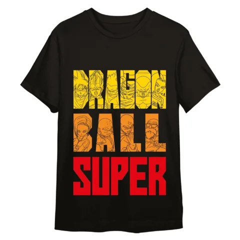 T-shirt Letters de Dragon Ball Z para adulto