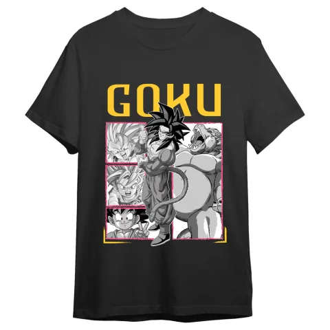 Goku Super Saiyan 4 numa t-shirt Dragon Ball GT para adulto