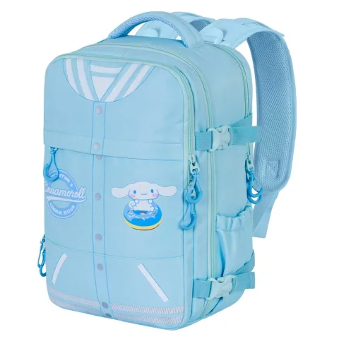 Leva o Cinnamoroll para a escola com esta Mochila Hello Kitty and Friends de 40 cm
