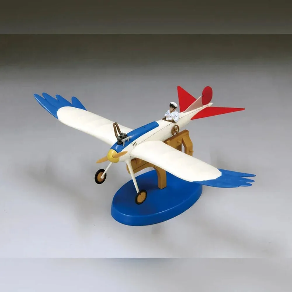 Maqueta do avião em forma de pássaro do Jiro