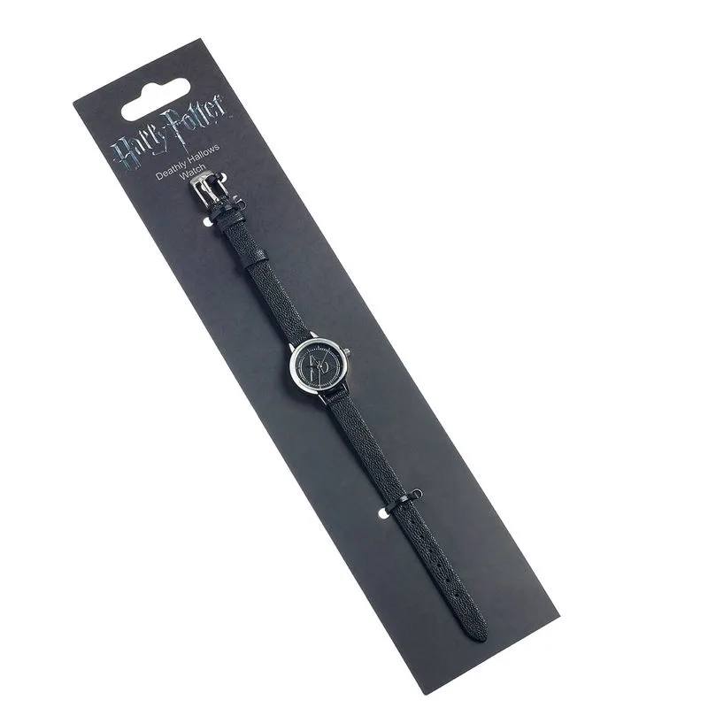mostrador de 20 mm e bracelete em pele sintética preta. Um presente oficial para fãs. Descobre já!
