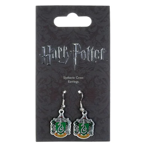 Brincos oficiais com o brasão de Slytherin