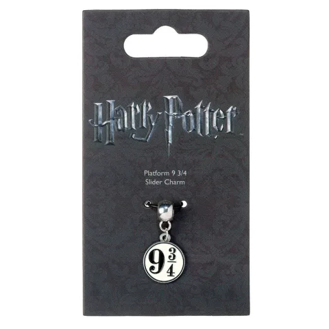 Charm Platform 9 3/4 de Harry Potter em liga de zinco prateada