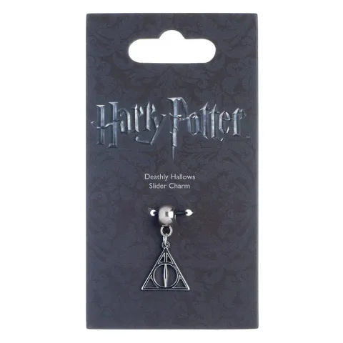 Charm Deathly Hallows de Harry Potter em liga de zinco prateada