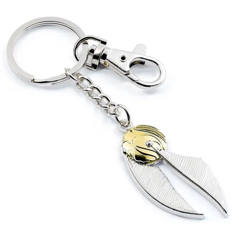 Porta-chaves Snitch Dourada Harry Potter oficial da The Carat Shop. Leva o símbolo do Quidditch nas chaves