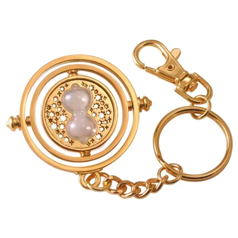 Leva a magia no bolso com o Porta-chaves Vira-Tempo Harry Potter de 4 cm da Noble Collection