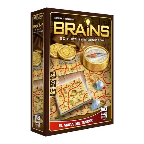Resolve enigmas e encontra o tesouro com BRAINS Mapa do Tesouro