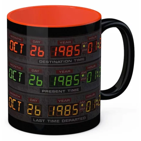 Explora a Caneca Ecrã DeLorean de Regresso ao Futuro