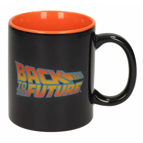 Começa o dia a viajar no tempo com a Caneca Logo Regresso ao Futuro da SD Toys