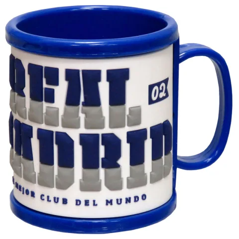 Caneca Rubber Real Madrid em cerâmica para o pequeno-almoço