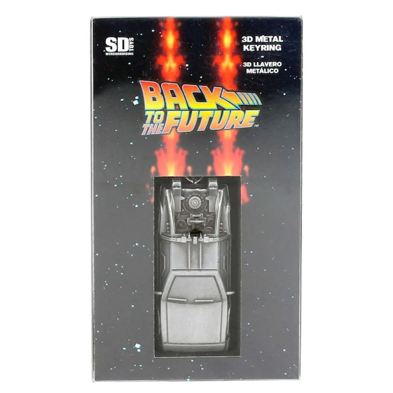 Descobre o Porta-chaves 3D em Metal do DeLorean de Regresso ao Futuro