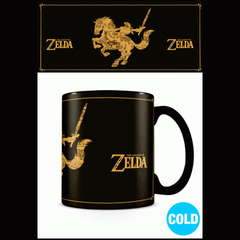 Caneca Térmica com o Mapa de The Legend of Zelda