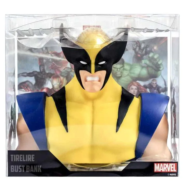 Mealheiro em forma de busto do Wolverine