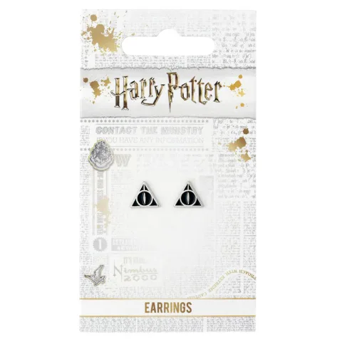 Brincos Talismãs da Morte Harry Potter