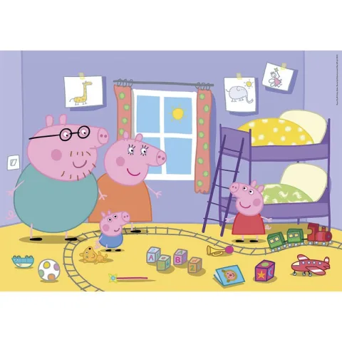 Puzzle Maxi Peppa Pig da Clementoni com 60 peças e 62x42 cm quando completo. Uma atividade colorida para os pequenos fãs a partir dos 3 anos. Descobre já.