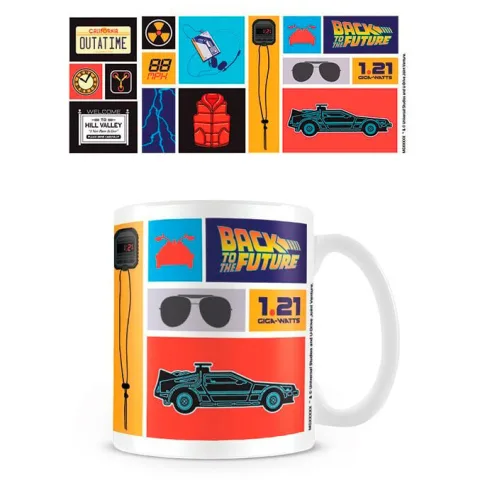 Viaja no tempo a cada gole com a Caneca Regresso ao Futuro de 315 ml da Pyramid