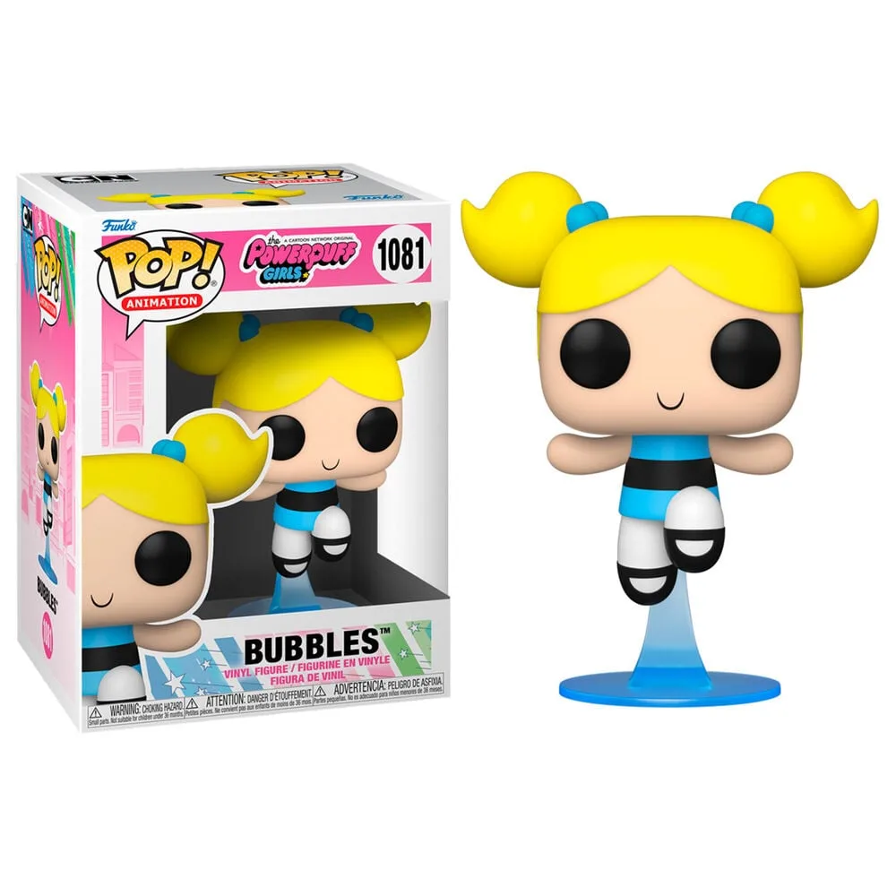 Completa a tua coleção com Bubbles Powerpuff Girls: figura de vinil Funko POP! das Powerpuff Girls
