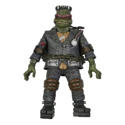 Raphael transforma-se no Monstro de Frankenstein nesta Figura de Ação Ultimate da NECA. 18 cm