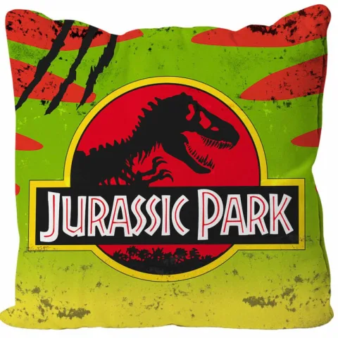 Decora com aventura a tua sala com a Almofada Logo Jurassic Park de 45 x 45 cm