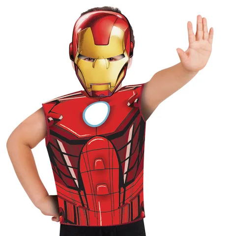 Disfarce Party Time de Iron Man dos Vingadores para os 3 aos 6 anos