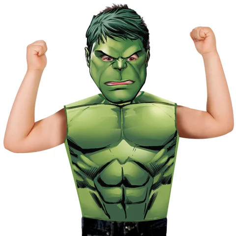 Disfarce Party Time do Hulk dos Vingadores da Marvel para os 3 aos 6 anos
