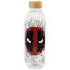 Garrafa de vidro de borosilicato do Deadpool com 1030 ml