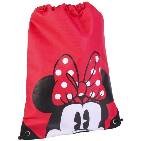 Leva o essencial no Saco de Cordões Minnie Mouse Disney de 40 cm da Cerdá. Leve