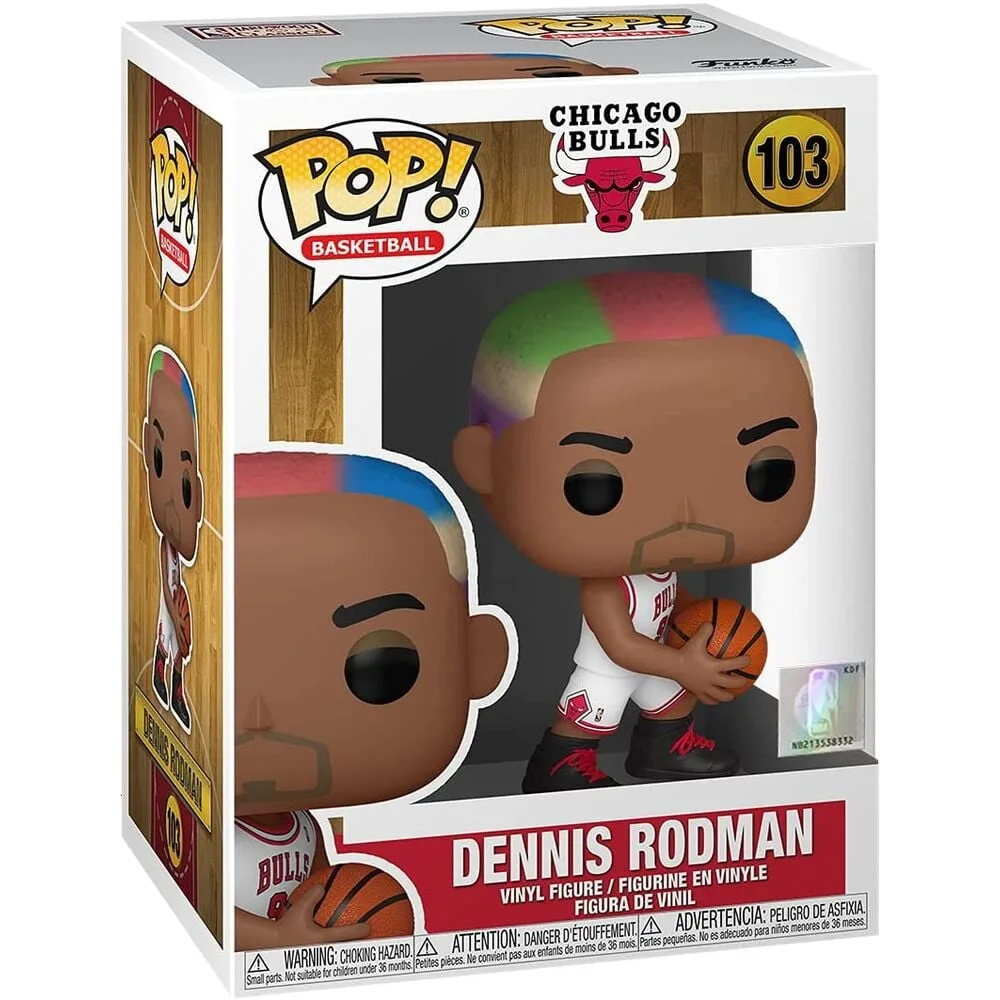 Figura Funko POP! NBA Legends Dennis Rodman Chicago Bulls Equipamento Principal - Image 2